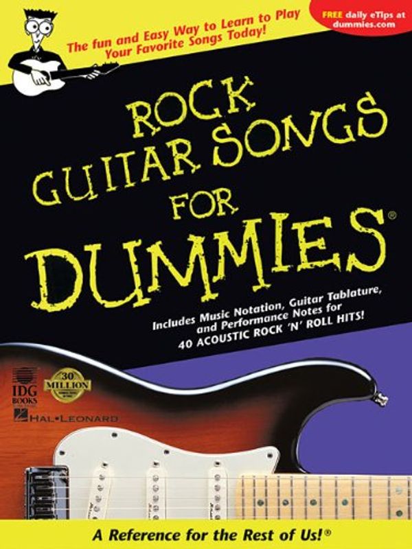 Cover Art for 9781423407768, Rock Guitar Songs for Dummies by Greg P. Herriges