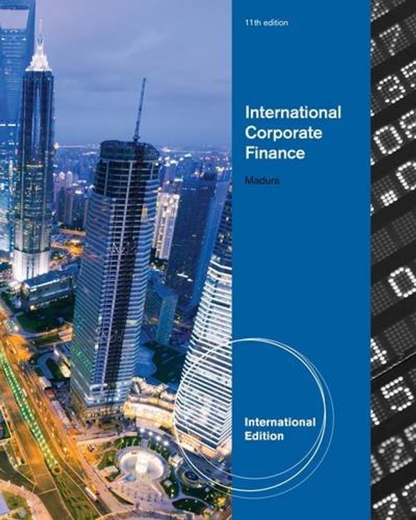 Cover Art for 9780538482974, International Corporate Finance by Jeff Madura