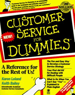 Cover Art for 9781568843919, Customer Service For Dummies by Karen Leland, Keith Bailey