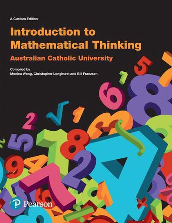 Cover Art for 9781488626111, Introduction to Mathematical Thinking by Gael McLeod, Anthony Croft, Robert Davison