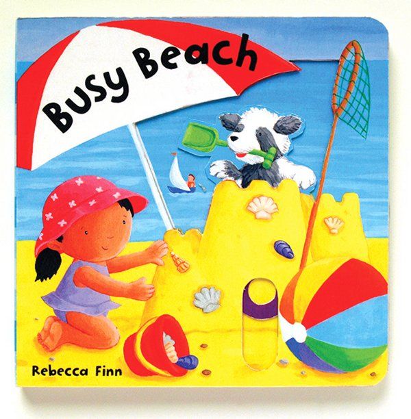 Cover Art for 9781405020046, Busy Beach by Rebecca Finn