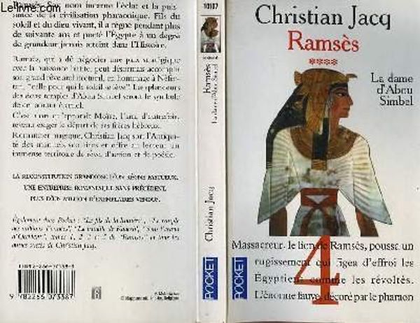 Cover Art for 9782266073387, Ramses 4: La Dame d'Abou Simbel by Christian Jacq