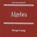 Cover Art for 9780201054873, Algebra by Serge Lang