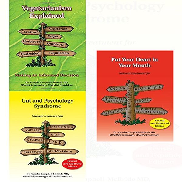 Cover Art for 9789123657421, Natasha campbell-mcbride 3 books collection set - (gut and psychology syndrome,vegetarianism explained,put your heart in your mouth) by Natasha Campbell-McBride