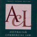 Cover Art for 9780455216225, Australian Commercial Law by Clive Turner