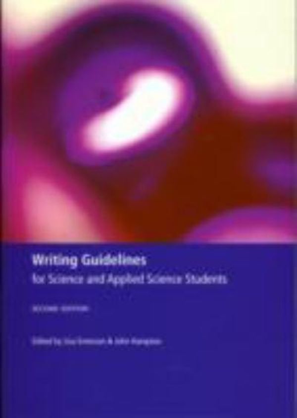 Cover Art for 9780170124829, Writing Guidelines for Science and Applied Science Students by Lisa Emerson, John Hampton