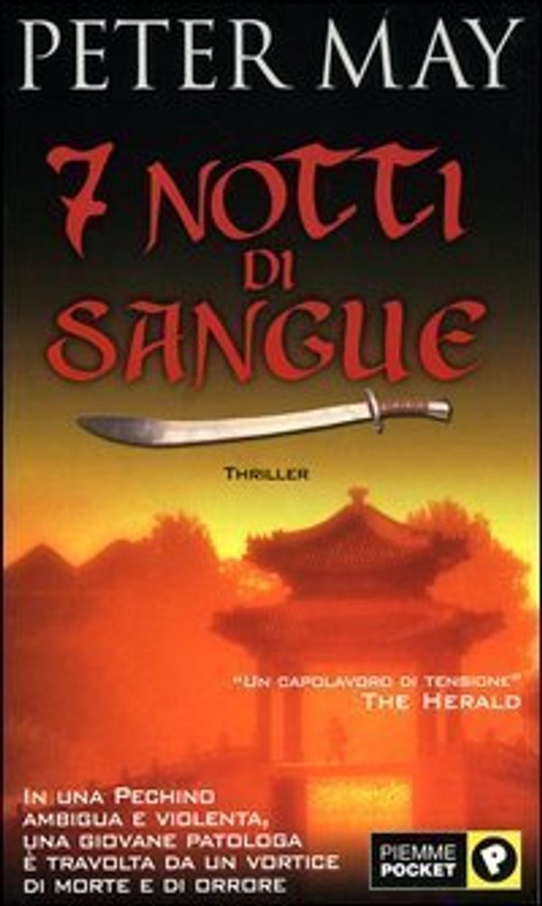 Cover Art for 9788838478215, Sette notti di sangue by Peter May