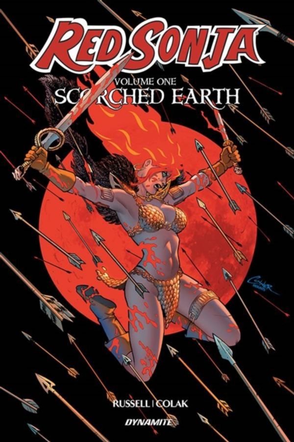 Cover Art for 9781524112769, Red Sonja Volume 1: Scorched Earth by Mark Russell