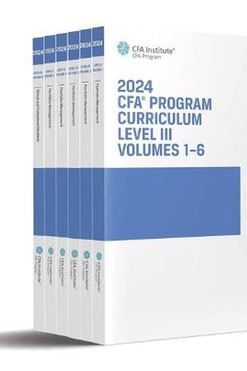 Cover Art for 9781953337696, 2024 CFA Program Curriculum Level III Box Set by CFA Institute