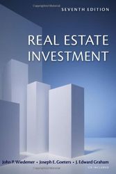 Cover Art for 9780324784688, Real Estate Investment by John P. Wiedemer