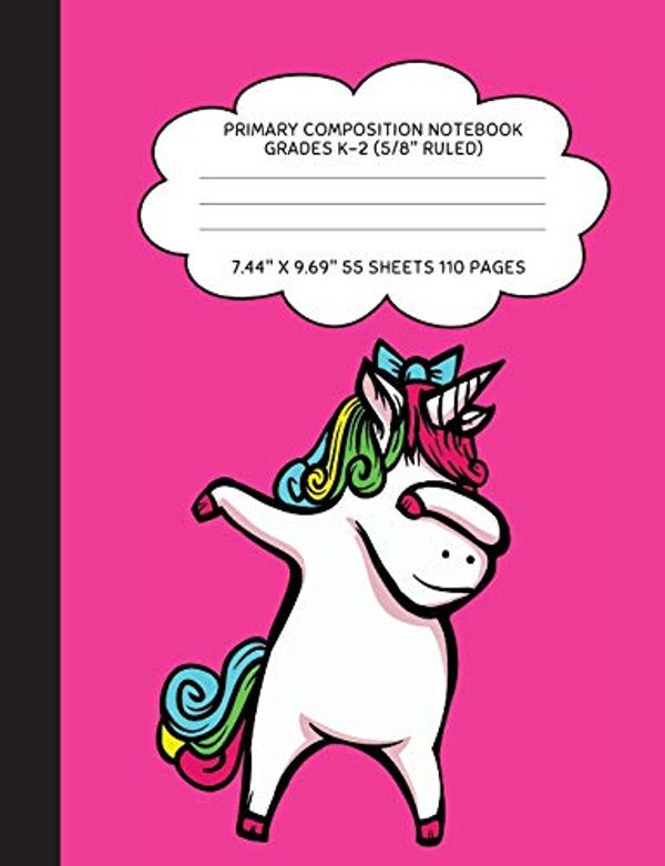 Cover Art for 9781726097161, Primary Composition Notebook Grades K-2 (5/8" Ruled): Dabbing Unicorn Journal & Doodle Diary - 112 Pages of Blank & Lined Paper for Writing and Drawing by Mind Over Matter Creations