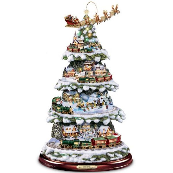 Cover Art for 0709792199168, Bradford Exchange Thomas Kinkade Animated Tabletop Christmas Tree With Train: Wonderland Express by The by The Bradford Exchange