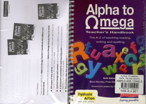 Cover Art for 9780435125929, Alpha to Omega Pack: Teacher's Handbook and Student's Book 6th Edition by Beve Hornsby, Frula Shear, Julie Pool