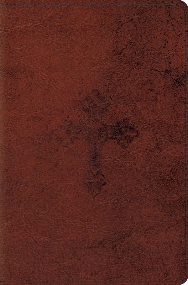 Cover Art for 9781433540523, ESV Compact Bible (Trutone, Walnut, Weathered Cross Design) by Crossway