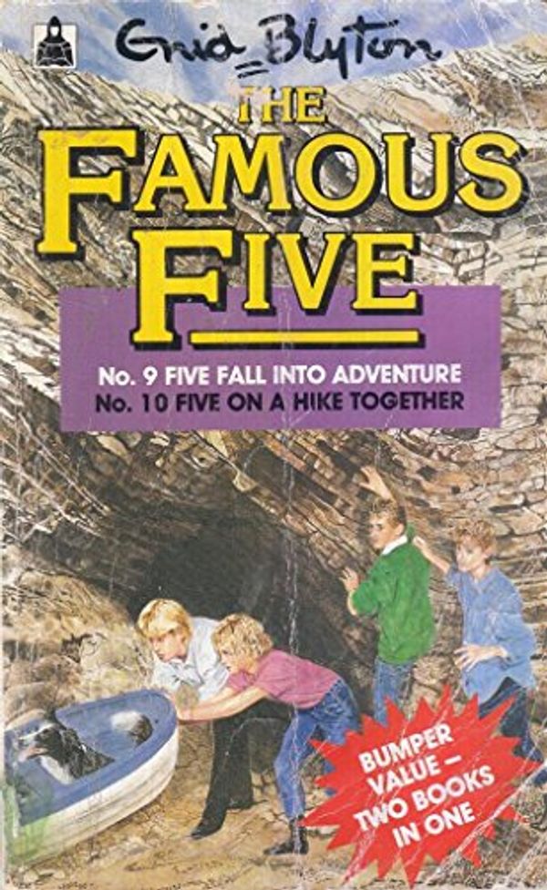Cover Art for 9780340533925, Five Fall into Adventure by Enid Blyton