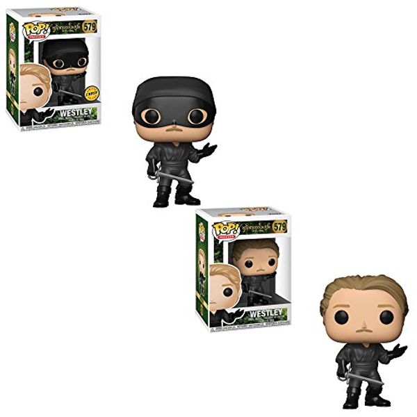 Cover Art for B07DNJD2CJ, Funko POP! Movies The Princess Bride: Westley with Black Mask LIMITED EDITION CHASE and Westley NON CHASE Toy Action Figure - 2 POP BUNDLE by Unknown