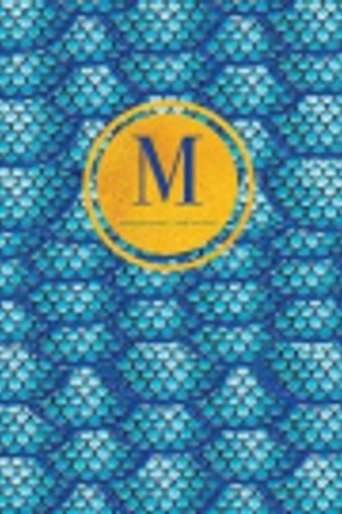 Cover Art for 9781973956808, Initial M Notebook, Monogram JournalBlue and Teal Nautical Ocean Theme, Mermaid Tai... by Mango House Publishing