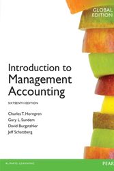Cover Art for 9780273790013, Introduction to Management Accounting by Charles T. Horngren