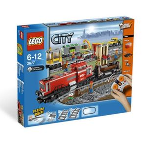 Cover Art for 5702014759640, Red Cargo Train Set 3677 by Lego