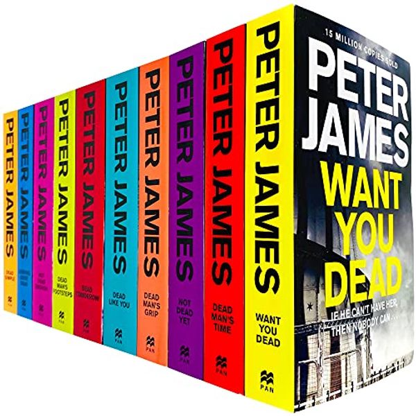 Cover Art for 9781529086782, Roy Grace Series Books 1 - 10 Collection Set by Peter James (Dead Simple, Looking Good Dead, Not Dead Enough, Dead Man's Footsteps, Dead Tomorrow, Dead Like You & MORE!) by Peter James