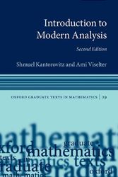 Cover Art for 9780192849540, Introduction to Modern Analysis by Shmuel Kantorovitz
