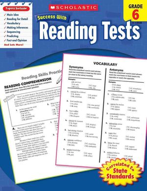 Cover Art for 9780545201087, Reading Tests, Grade 6 by Scholastic