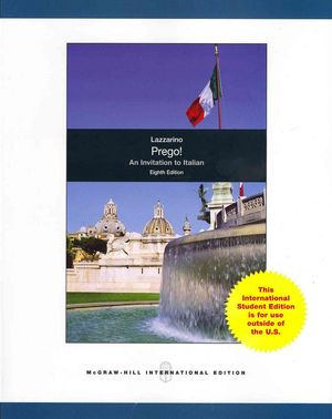 Cover Art for 9780071315807, Prego! an Invitation to Italian by Graziana Lazzarino