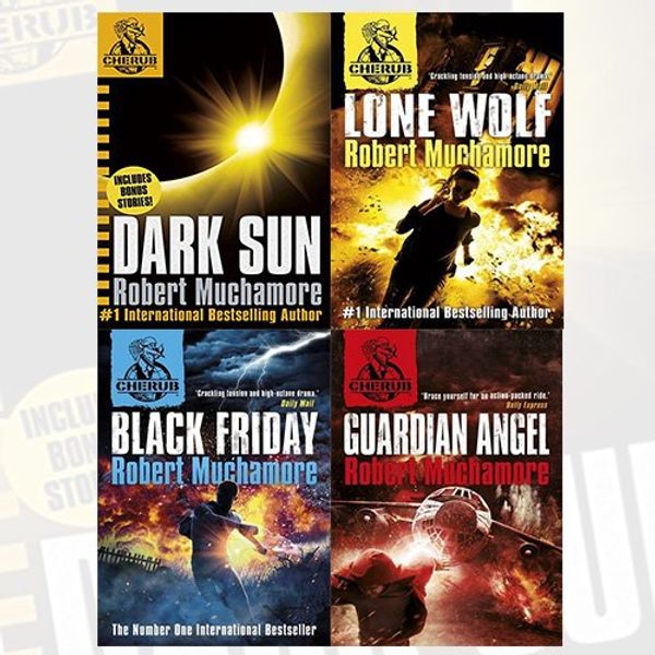 Cover Art for 9789766711559, Robert Muchamore Collection Cherub Series 4 Books Bundle (Dark Sun and other stories,Lone Wolf,Black Friday,Guardian Angel) by Robert Muchamore