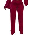 Cover Art for 9788200510000, Tootless-Women 2 Piece Hip Hop Yoga Solid Short Wide Leg Pants Set Wine Red XS by Unknown