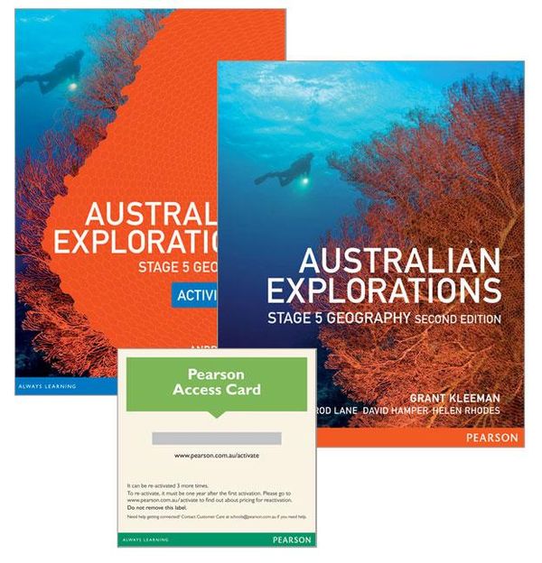 Cover Art for 9781486053841, Australian Explorations : Stage 5 GeographyStudent Book/Activity Book/eBook 3.0 Combo Pack by Grant Kleeman