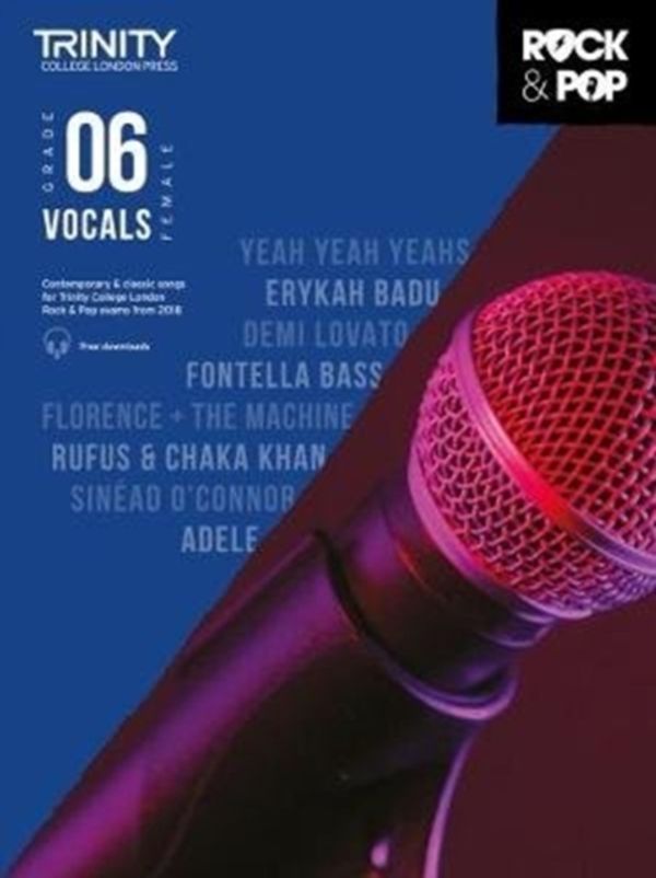 Cover Art for 9780857366740, Trinity College London Rock & Pop 2018 Vocals Grade 6 (Female Voice) by Hal Leonard Publishing Corporation