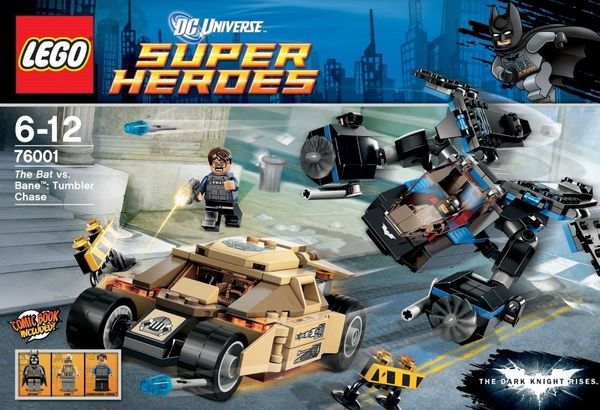 Cover Art for 5702014972469, The Bat vs. Bane: Tumbler Chase Set 76001 by LEGO