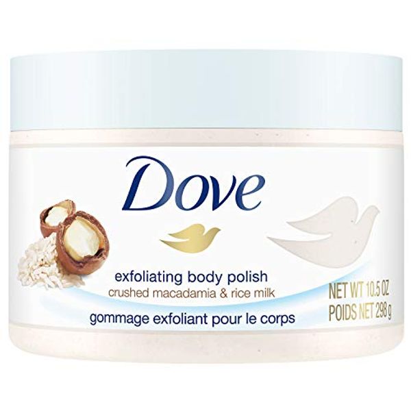 Cover Art for 0011111002005, Dove Exfoliating Body Polish Body Scrub, Macadamia & Rice Milk, 10.5 oz by 
