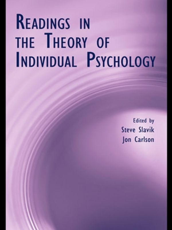 Cover Art for 9781136650925, Readings in the Theory of Individual Psychology by Steve Slavik, Jon Carlson