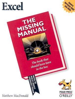 Cover Art for 9780596006648, Excel 2003 the Missing Manual by Matthew MacDonald