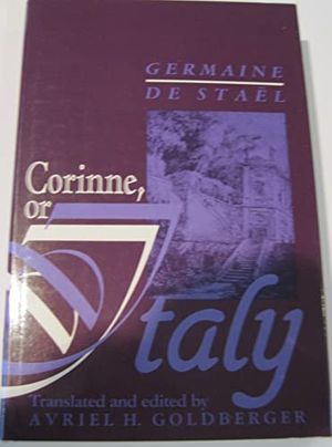 Cover Art for 9780813512075, Corinne, or Italy by Madame De Stael