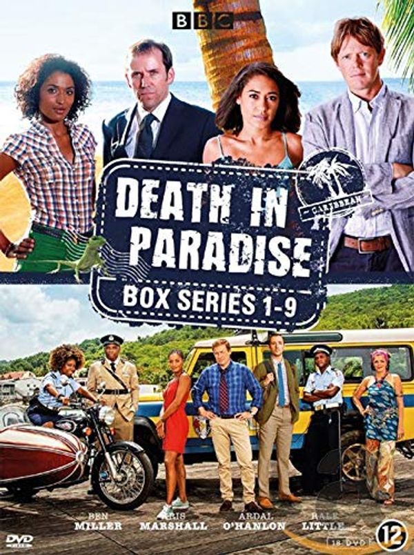 Cover Art for 8711983971363, Death In Paradise - Complete Series 1 + 2 + 3 + 4 + 5 + 6 + 7 + 8 + 9 (18 Discs DVD Box Set Collection) (import) by TV SERIES