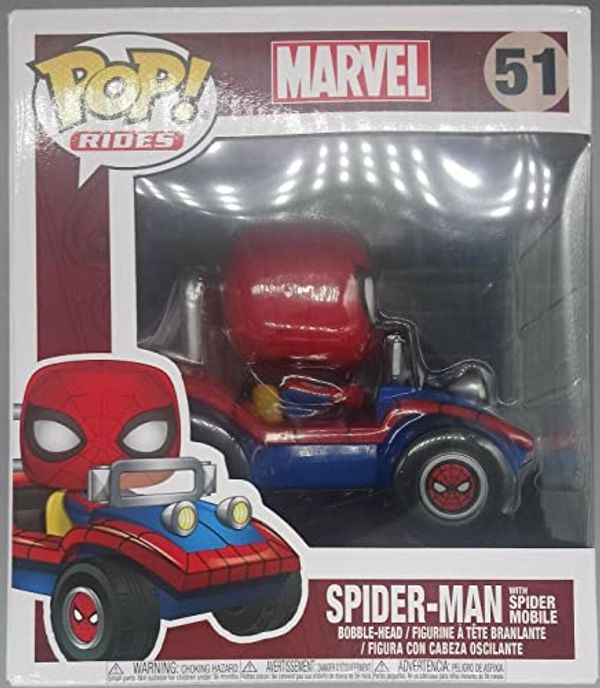 Cover Art for 0889698297240, Funko - Marvel Figurine - Spider-Mobile Exclusive Rides Pop 15 cm - 0889698297240 by Funko