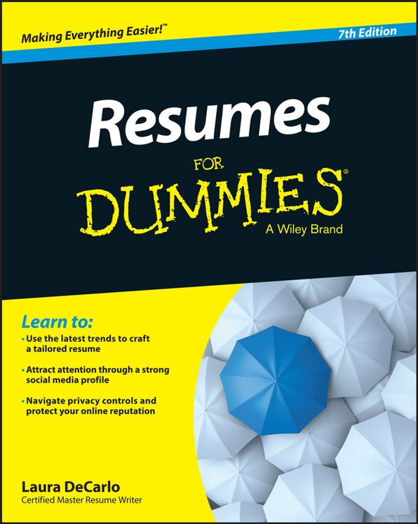 Cover Art for 9781118982624, Resumes For Dummies by Laura DeCarlo