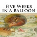 Cover Art for 9781500308544, Five Weeks in a Balloon by Jules Verne