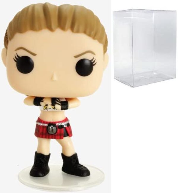 Cover Art for B09WW3CYPB, WWE: Ronda Rousey Funko Pop! Vinyl Figure (Bundled with Compatible Pop Box Protector Case) by Unknown