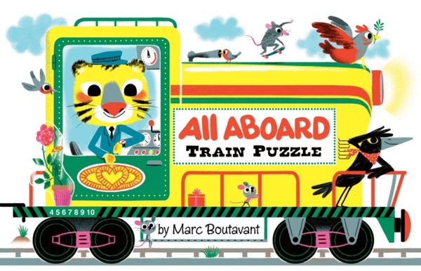 Cover Art for 9780811878500, All Aboard Train Puzzle by Marc Boutavant