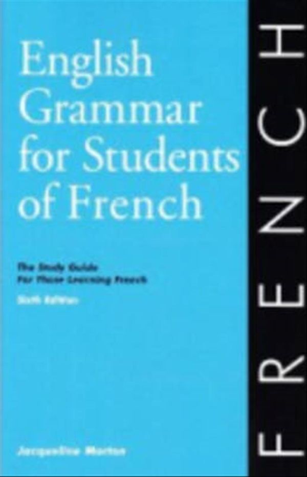 Cover Art for 9780934034371, English Grammar for Students of French by Jacqueline Morton