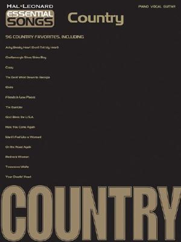 Cover Art for 9781423407980, Essential Songs - Country (Hal Leonard Essential Songs) by Hal Leonard Corp.