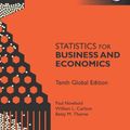 Cover Art for 9781292436845, Statistics for Business and Economics, Global Edition by Paul Newbold