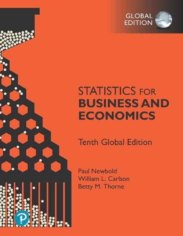 Cover Art for 9781292436845, Statistics for Business and Economics, Global Edition by Paul Newbold