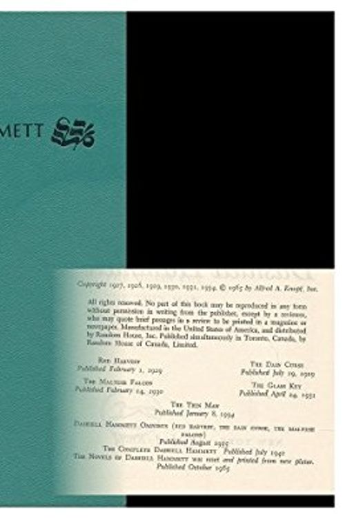 Cover Art for 9781577364146, The Novels of Dashiell Hammett (Red HArvest, The Dain Curse, The Maltese Falcon, The Glass Key, the Thin Man) by Dashiell Hammett
