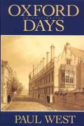 Cover Art for 9780945167525, Oxford Days by Paul West
