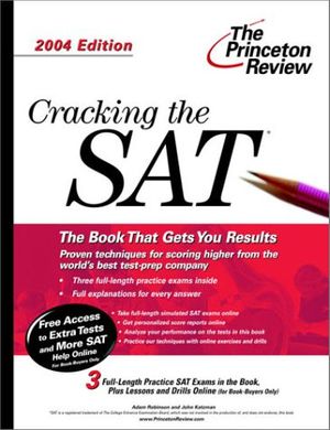Cover Art for 9780375763311, Cracking the Sat, 2004 by Adam Robinson