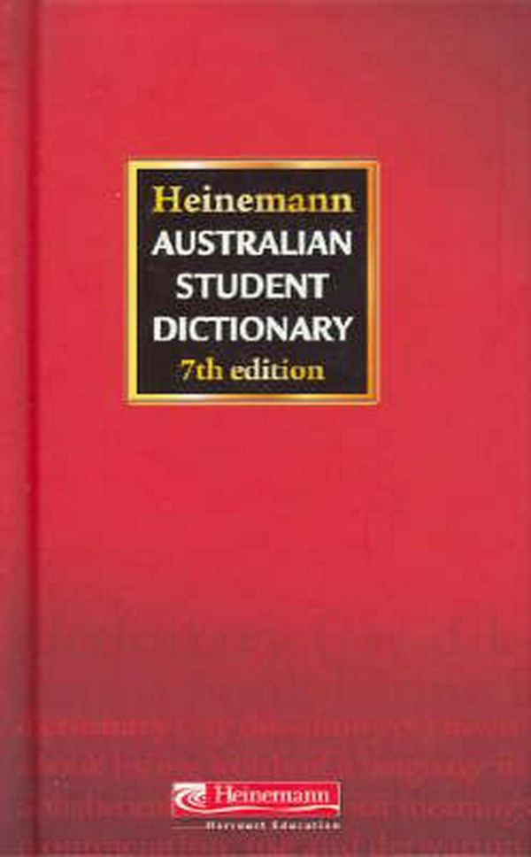 Cover Art for 9781740815215, Heinemann Australian Student Dictionary by Various